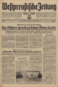 Westpreussische Zeitung, Nr. 265 Sonnabend/Sonntag 9/10 November 1940, 9. Jahrgang