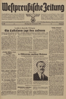 Westpreussische Zeitung, Nr. 267 Dienstag 12 November 1940, 9. Jahrgang