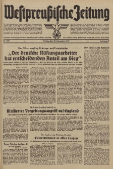 Westpreussische Zeitung, Nr. 270 Freitag 15 November 1940, 9. Jahrgang