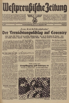 Westpreussische Zeitung, Nr. 271 Sonnabend/Sonntag 16/17 November 1940, 9. Jahrgang