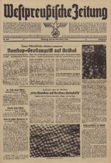 Westpreussische Zeitung, Nr. 279 Dienstag 26 November 1940, 9. Jahrgang