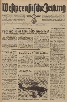 Westpreussische Zeitung, Nr. 289 Sonnabend/Sonntag 7/8 Dezember 1940, 9. Jahrgang