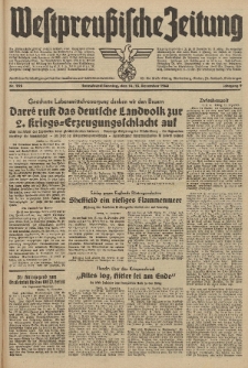 Westpreussische Zeitung, Nr. 295 Sonnabend/Sonntag 14/15 Dezember 1940, 9. Jahrgang