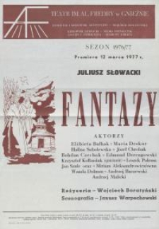 Fantazy - Juliusz Słowacki