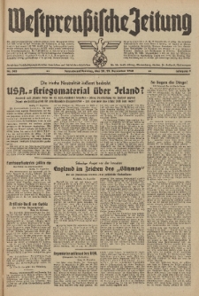 Westpreussische Zeitung, Nr. 305 Sonnabend/Sonntag 28/29 Dezember 1940, 9. Jahrgang