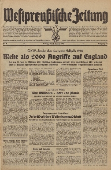 Westpreussische Zeitung, Nr. 2 Freitag 3 Januar 1941, 10. Jahrgang