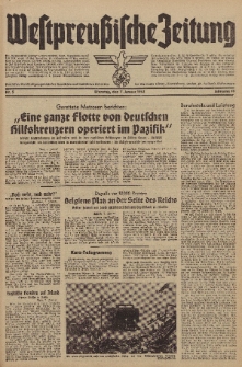 Westpreussische Zeitung, Nr. 5 Dienstag 7 Januar 1941, 10. Jahrgang
