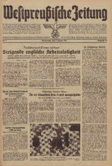 Westpreussische Zeitung, Nr. 7 Donnerstag 9 Januar 1941, 10. Jahrgang
