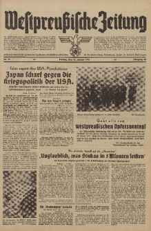 Westpreussische Zeitung, Nr. 14 Freitag 17 Januar 1941, 10. Jahrgang
