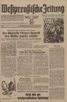 Westpreussische Zeitung, Nr. 15 Sonnabend/Sonntag 18/19 Januar 1941, 10. Jahrgang