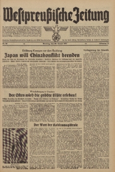 Westpreussische Zeitung, Nr. 23 Dienstag 28 Januar 1941, 10. Jahrgang