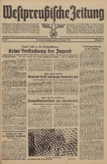 Westpreussische Zeitung, Nr. 33 Sonnabend/Sonntag 8/9 Februar 1941, 10. Jahrgang