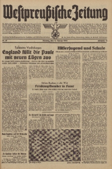 Westpreussische Zeitung, Nr. 35 Dienstag 11 Februar 1941, 10. Jahrgang