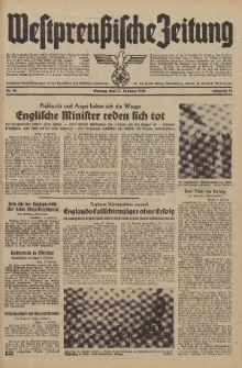 Westpreussische Zeitung, Nr. 40 Montag 17 Februar 1941, 10. Jahrgang
