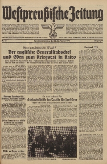 Westpreussische Zeitung, Nr. 45 Sonnabend/Sonntag 22/23 Februar 1941, 10. Jahrgang