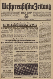 Westpreussische Zeitung, Nr. 51 Sonnabend/Sonntag 1/2 März 1941, 10. Jahrgang