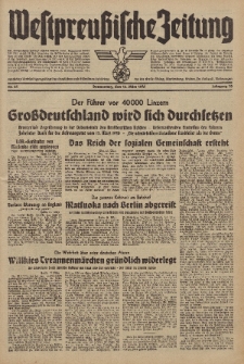 Westpreussische Zeitung, Nr. 61 Donnerstag 13 März 1941, 10. Jahrgang