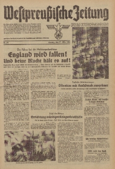 Westpreussische Zeitung, Nr. 64 Montag 17 März 1941, 10. Jahrgang