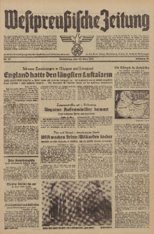 Westpreussische Zeitung, Nr. 67 Donnerstag 20 März 1941, 10. Jahrgang