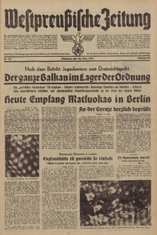 Westpreussische Zeitung, Nr. 72 Mittwoch 26 März 1941, 10. Jahrgang