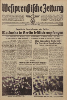 Westpreussische Zeitung, Nr. 73 Donnerstag 27 März 1941, 10. Jahrgang
