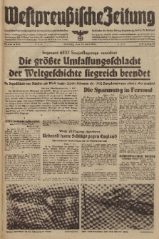 Westpreussische Zeitung, Nr. 160 Freitag 11 Juli 1941, 10. Jahrgang