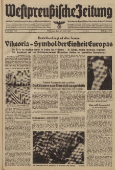 Westpreussische Zeitung, Nr. 168 Montag 21 Juli 1941, 10. Jahrgang