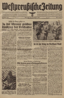 Westpreussische Zeitung, Nr. 192 Montag 18 August 1941, 10. Jahrgang