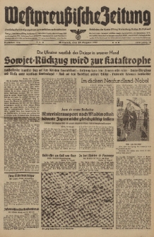 Westpreussische Zeitung, Nr. 194 Mittwoch 20 August 1941, 10. Jahrgang