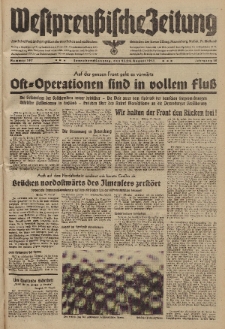 Westpreussische Zeitung, Nr. 197 Sonnabend/Sonntag 23/24 August 1941, 10. Jahrgang