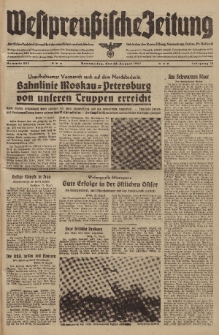 Westpreussische Zeitung, Nr. 201 Donnerstag 28 August 1941, 10. Jahrgang