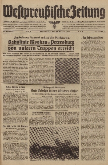 Westpreussische Zeitung, Nr. 201 Donnerstag 28 August 1941, 10. Jahrgang