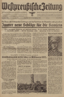 Westpreussische Zeitung, Nr. 208 Freitag 5 September 1941, 10. Jahrgang