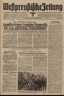Westpreussische Zeitung, Nr. 210 Montag 9 September 1941, 10. Jahrgang