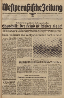 Westpreussische Zeitung, Nr. 212 Mittwoch 10 September 1941, 10. Jahrgang