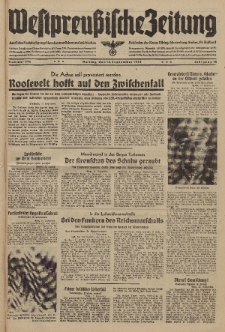 Westpreussische Zeitung, Nr. 216 Montag 15 September 1941, 10. Jahrgang