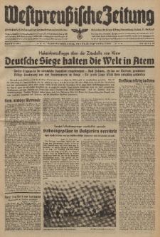 Westpreussische Zeitung, Nr. 221 Sonnabend/Sonntag 20/21 September 1941, 10. Jahrgang