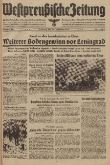 Westpreussische Zeitung, Nr. 223 Dienstag 23 September 1941, 10. Jahrgang