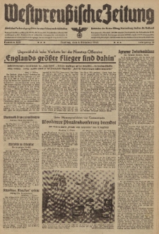 Westpreussische Zeitung, Nr. 232 Freitag 3 Oktober 1941, 10. Jahrgang