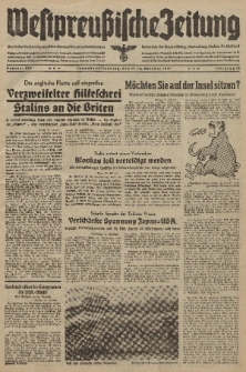 Westpreussische Zeitung, Nr. 239 Sonnabend/Sonntag 11/12 Oktober 1941, 10. Jahrgang