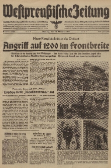 Westpreussische Zeitung, Nr. 240 Montag 3 Oktober 1941, 10. Jahrgang