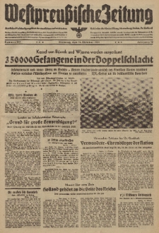 Westpreussische Zeitung, Nr. 241 Dienstag 14 Oktober 1941, 10. Jahrgang