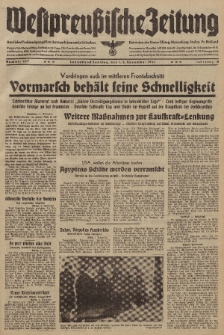 Westpreussische Zeitung, Nr. 257 Sonnabend/Sonntag 1/2 November 1941, 10. Jahrgang