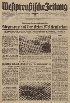 Westpreussische Zeitung, Nr. 258 Montag 3 November 1941, 10. Jahrgang