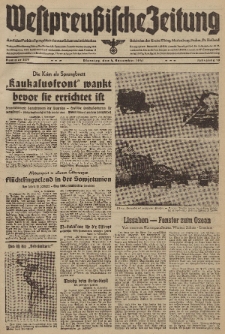 Westpreussische Zeitung, Nr. 259 Dienstag 4 November 1941, 10. Jahrgang