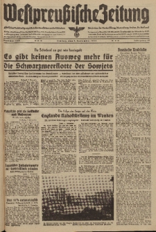 Westpreussische Zeitung, Nr. 262 Freitag 7 November 1941, 10. Jahrgang