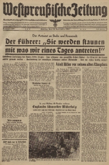 Westpreussische Zeitung, 1941, November