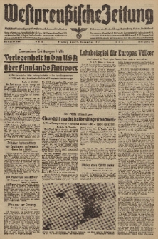 Westpreussische Zeitung, Nr. 268 Freitag 14 November 1941, 10. Jahrgang