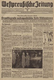 Westpreussische Zeitung, Nr. 277 Dienstag 25 November 1941, 10. Jahrgang