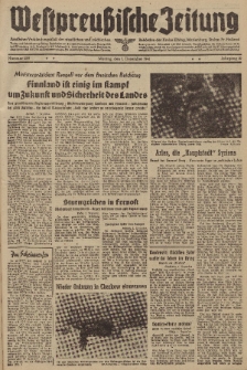 Westpreussische Zeitung, Nr. 282 Montag 1 Dezember 1941, 10. Jahrgang